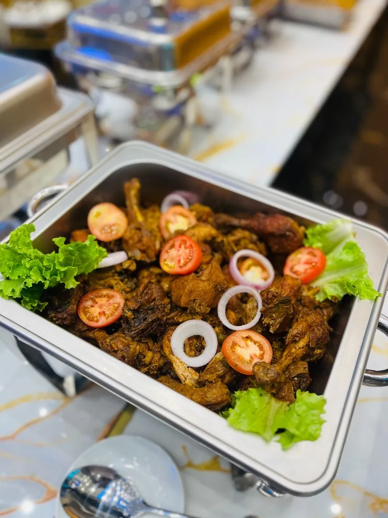 Banquet Hall buffet - roast chicken