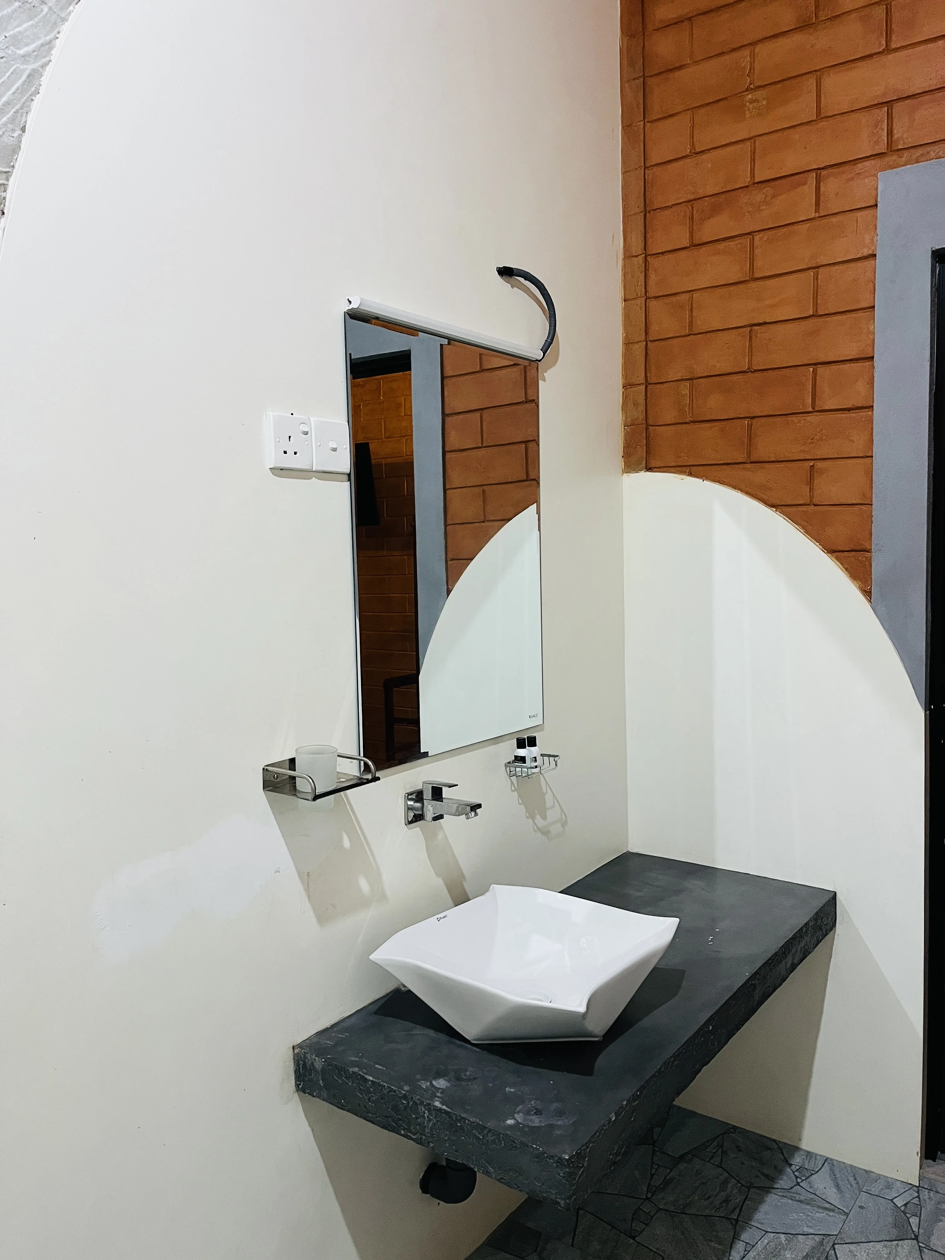 Normal Double Room - bathroom view